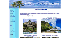 Desktop Screenshot of hawaiiparadisevacationhomes.com